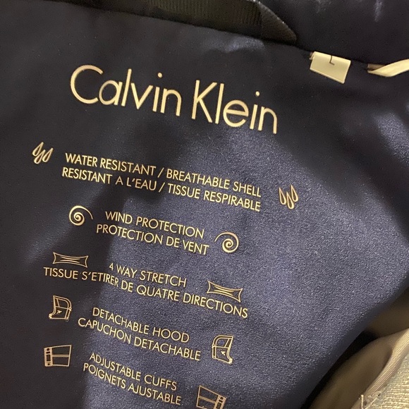 Calvin Klein fall spring navy cold water resistant and more size large - Picture 4 of 5